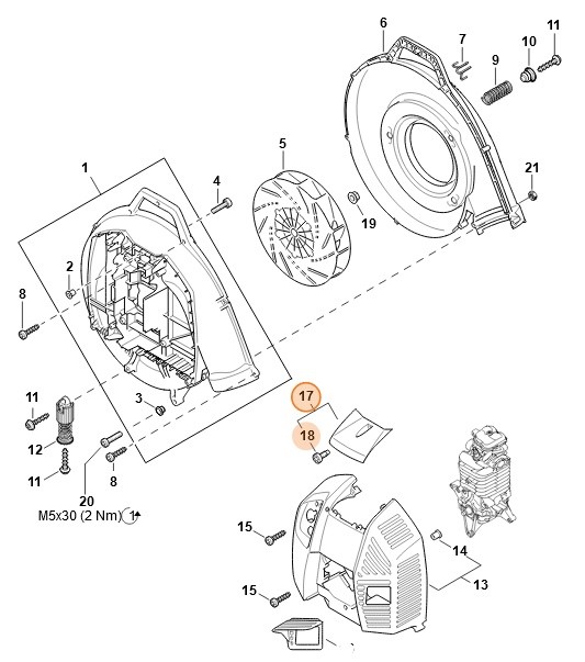 Osłona, Stihl 42830800400