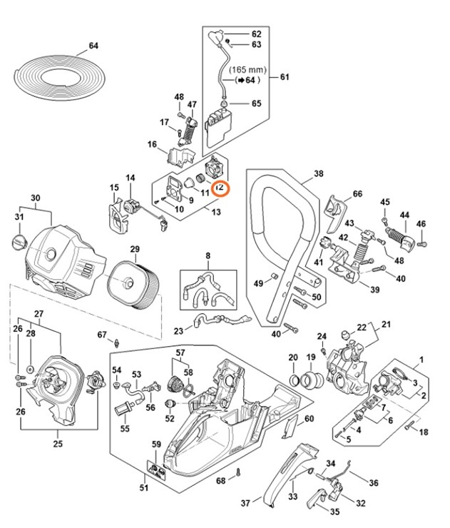 Sprężyna, Stihl 00001320200