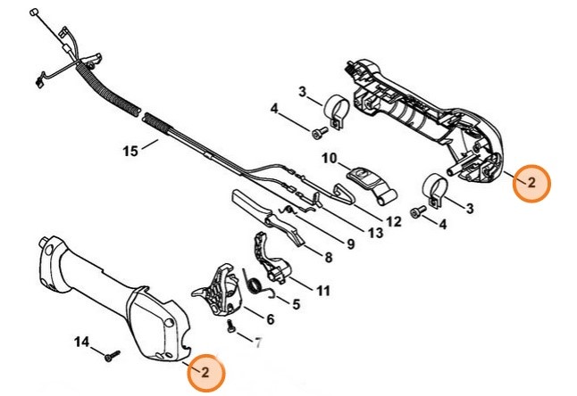 Rękojeść, Stihl 41807900301
