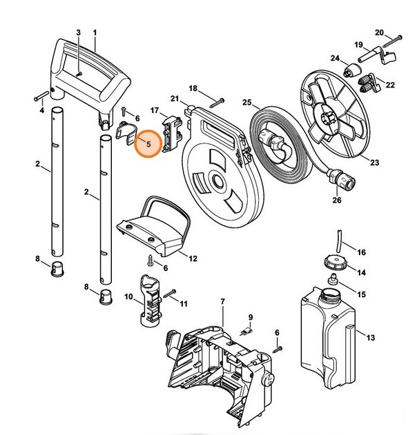Mocowanie górne, Stihl 47687920201