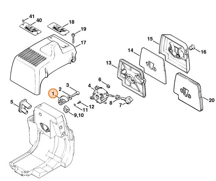 Element napinający, Stihl 41191827600