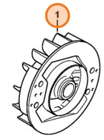 Koło zamachowe, Stihl 11424001201
