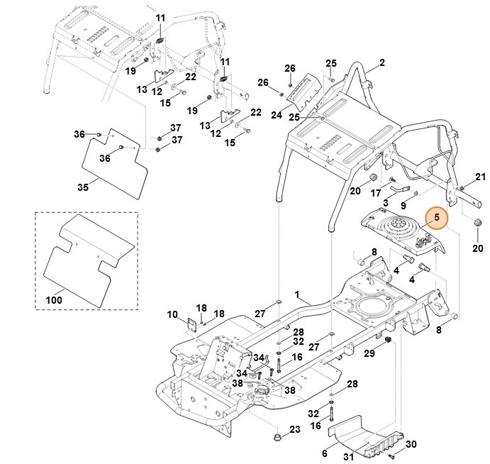 Pokrywa ochronna, Stihl 61407060800