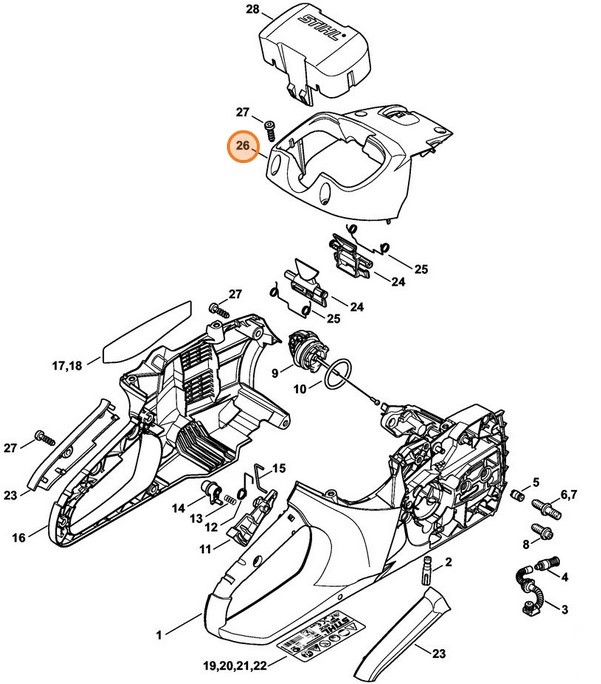 Pokrywa, Stihl 12500840900