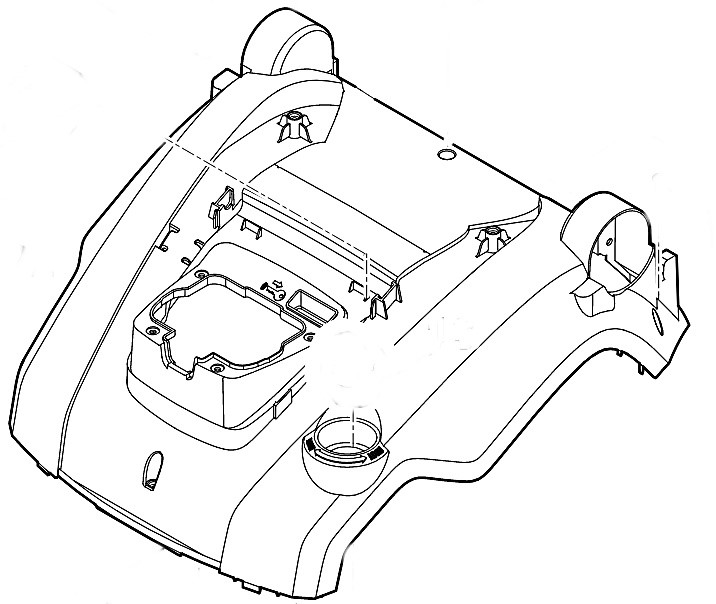 Obudowa kompl., Stihl 62917403000