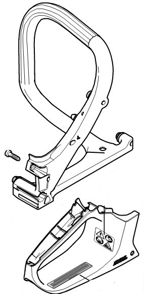 Korpus rękojeści, Stihl 11487901001