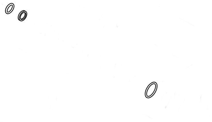 Zestaw okrągłych pierścieni, Stihl RE010070804