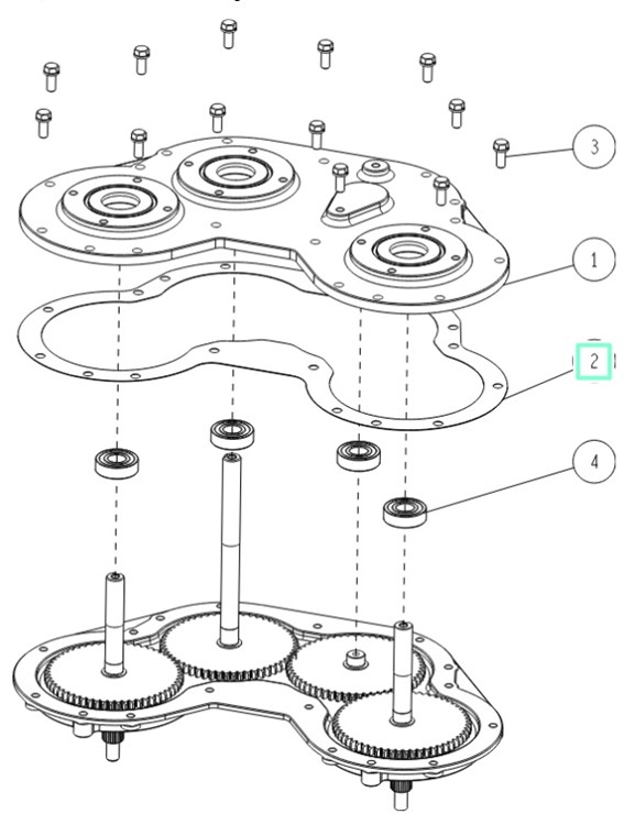 Uszczelnienie przekładni, Orec 0360-54200 