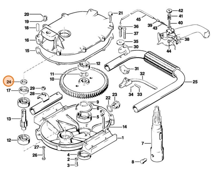 Pierścień, Stihl 43086428200