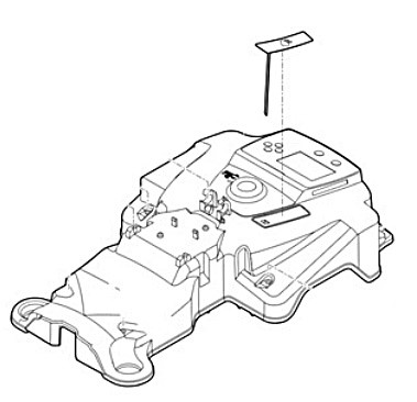 Górna część obudowy, Stihl 63017008517