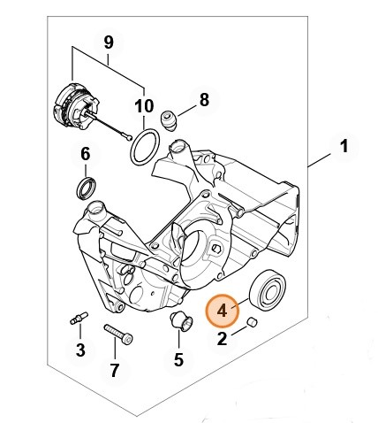 Łożysko toczne 15x37,7x11, Stihl 95230034280