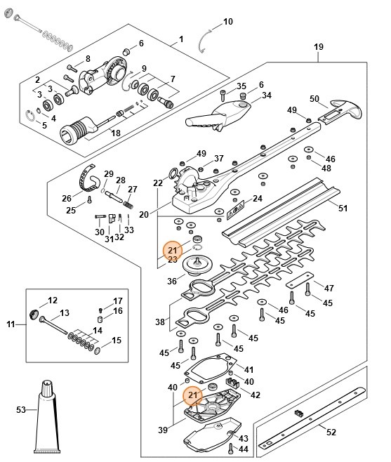 Łożysko kulkowe, Stihl 42436405100