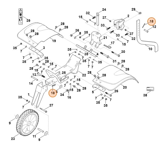 Zawleczka, Stihl 62507165002