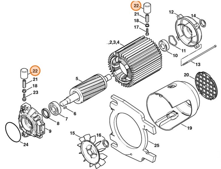 Amortyzator, Stihl 47576024300