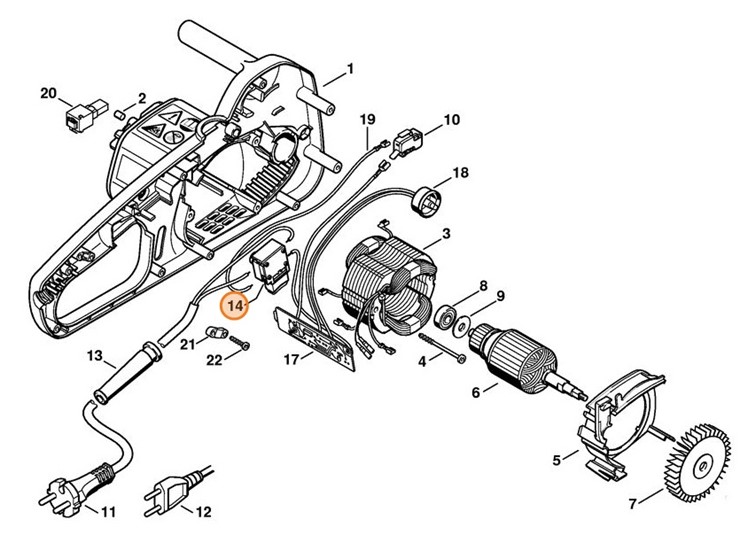 Przełącznik, Stihl 12084350301