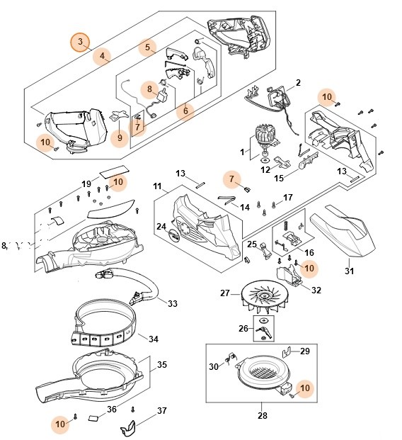 Uchwyt, Stihl SA027900501