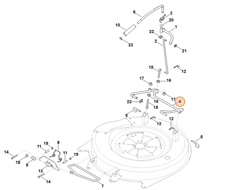 Zawieszenie, Stihl 61407607801