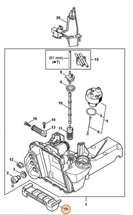 Wspornik, Stihl 42383540100