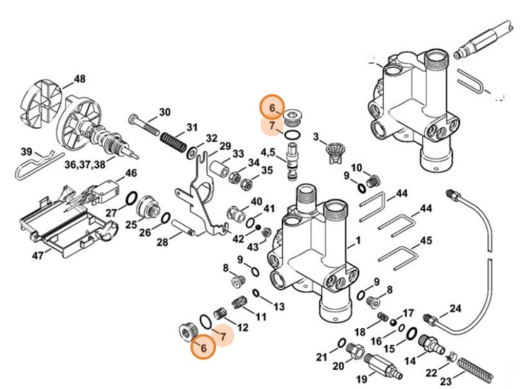 Śruba zamykająca, Stihl 47435100601