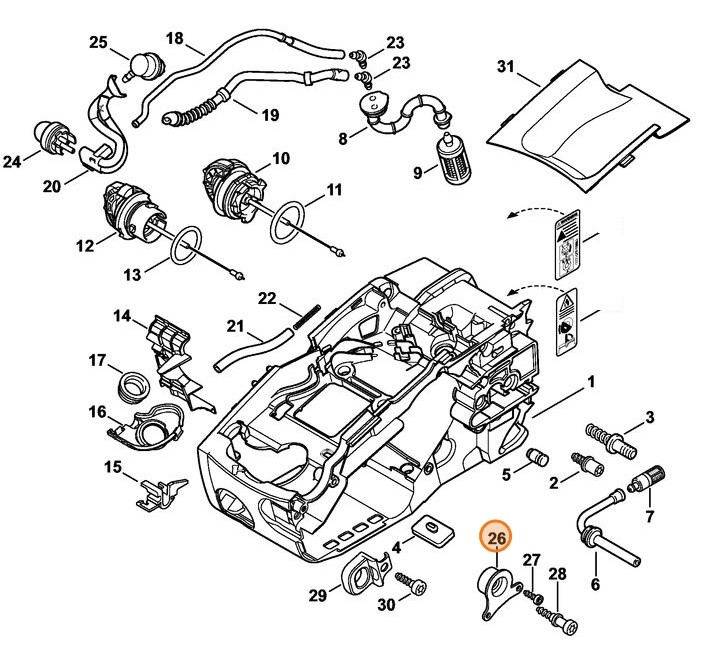 Amortyzator pierścieniowy, Stihl 11377909900