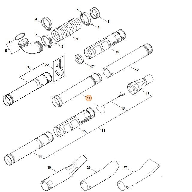 Rura dmuchawy, 42827015400