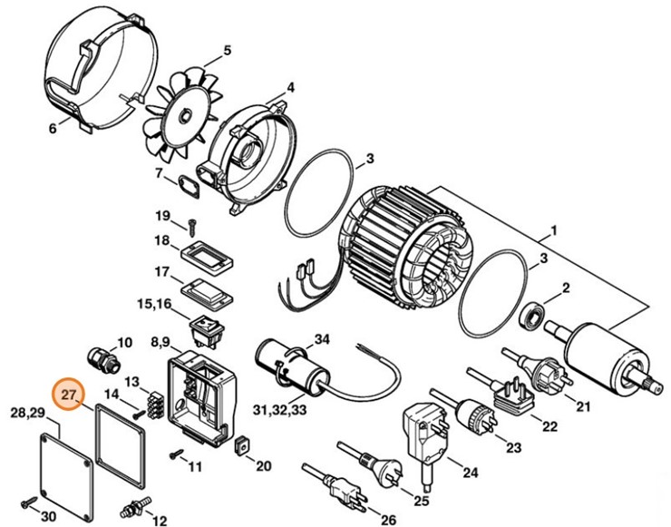 Uszczelka, Stihl 47194390500
