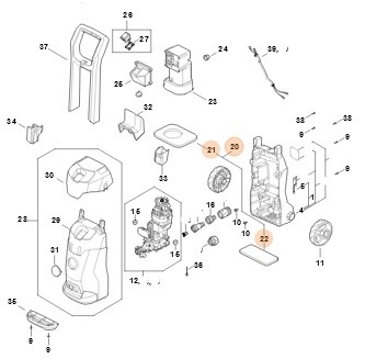 Uszczelka, Stihl RE025190110