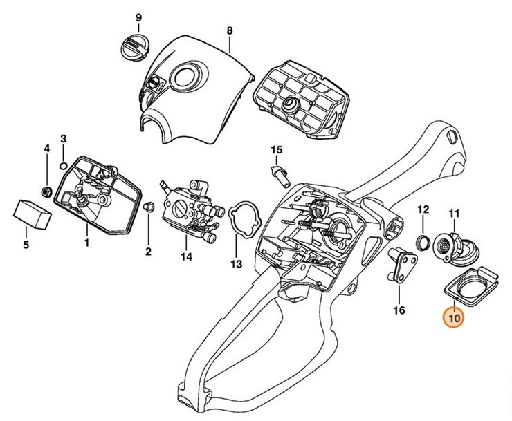 Płyta mocująca, Stihl 11371413300