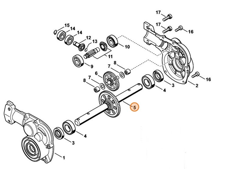 Koło zębate, Stihl 46016407501