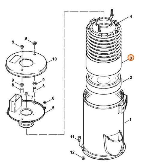 Wężownica grzewcza, Stihl 47525200200