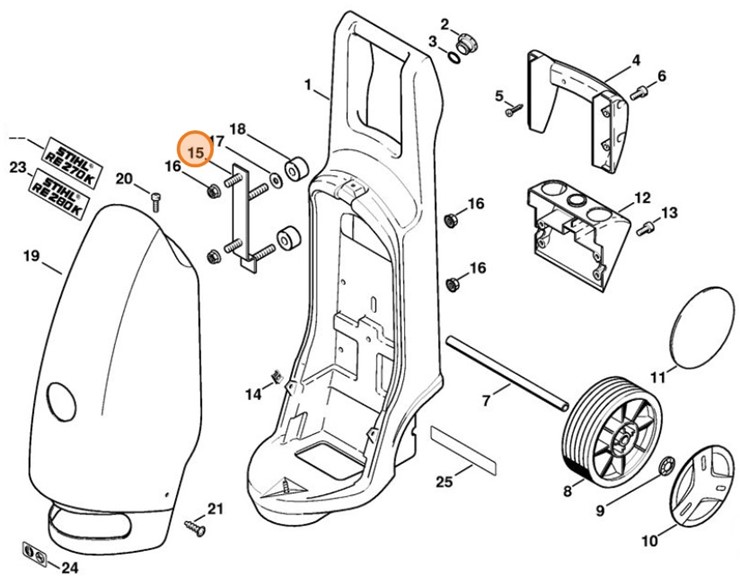 Mocowanie, Stihl 47317915400