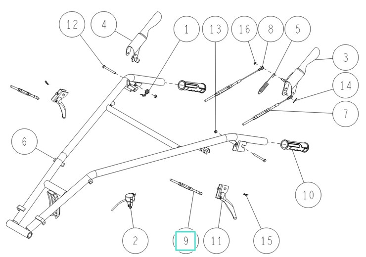 Linka sprzęgła bocznego, Orec 0334-70800