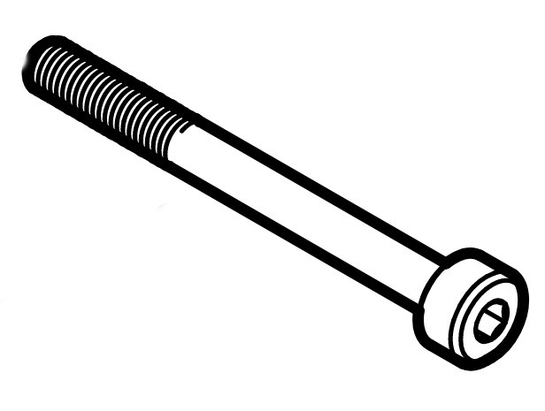 Śruba z łbem walcowym M8x85, Stihl 90453182020