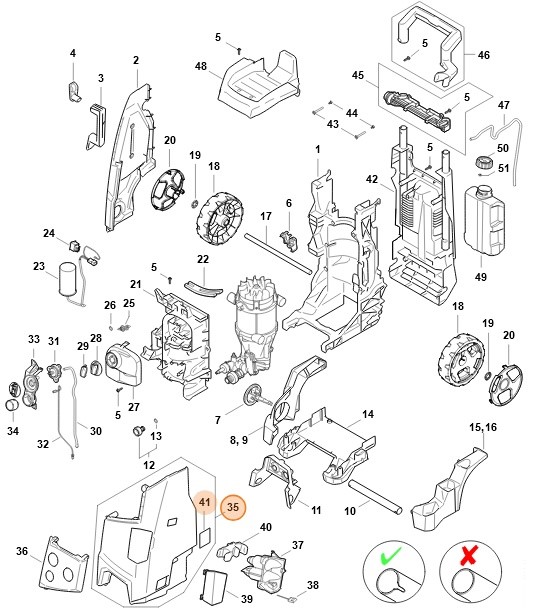Pokrywa, Stihl RE017002105