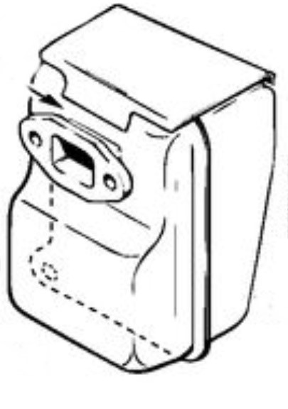 Tłumik wydechu spalin, Stihl 11081400602