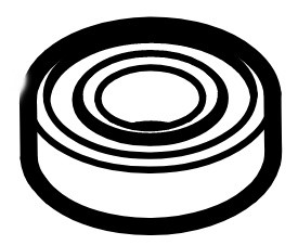 Łożysko kulkowe 6202-2RS, Stihl 95030036527