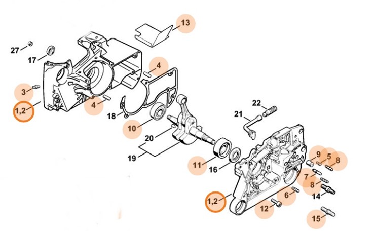 Skrzynia korbowa, Stihl 11220202113