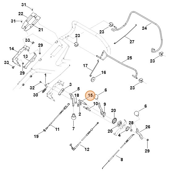 Oś, Stihl 63787040900
