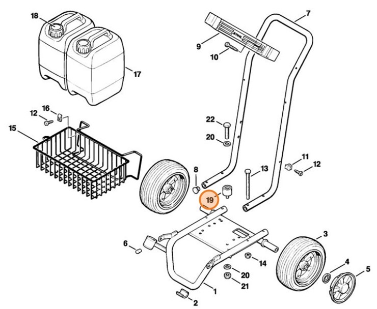 Amortyzator pierścieniowy, Stihl 47187912805