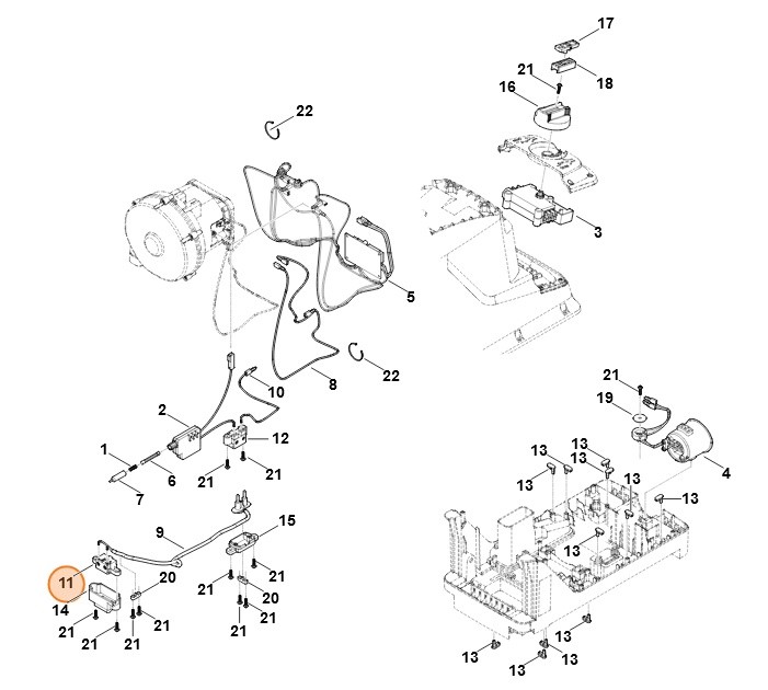  Wtyczka urządzenia, Stihl 60134305005