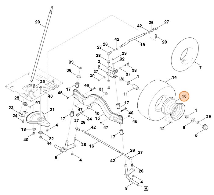 Obręcz koła 6,0-6, Stihl 61707603900