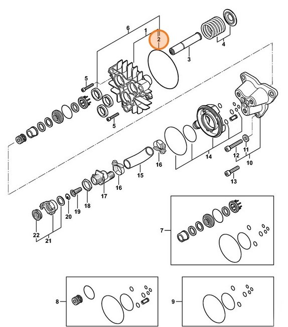 Okrągły pierścień uszczelniający 114x1,78, Stihl 96459458929