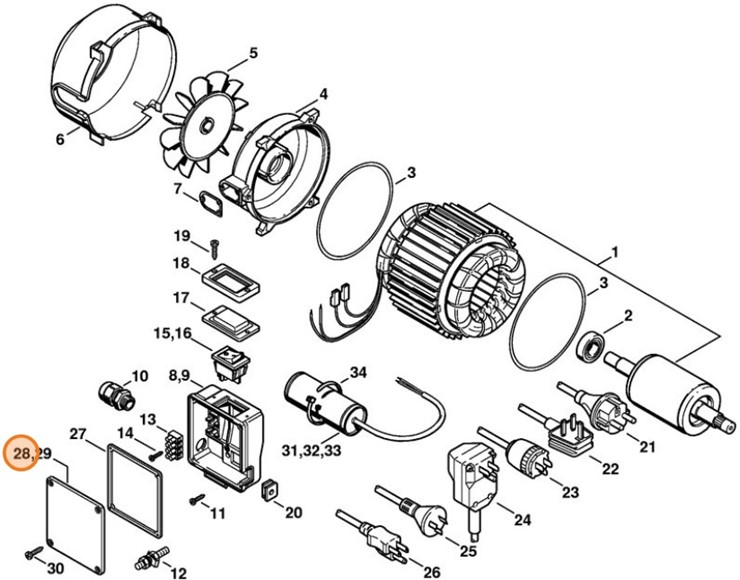 Pokrywka, Stihl 47194320600
