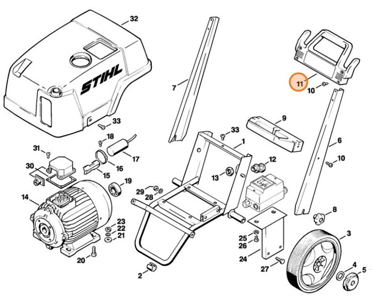 Uchwyt, Stihl 47167910200