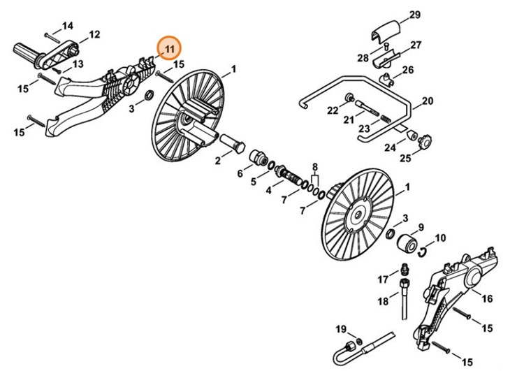 Mocowanie, Stihl 47807931100