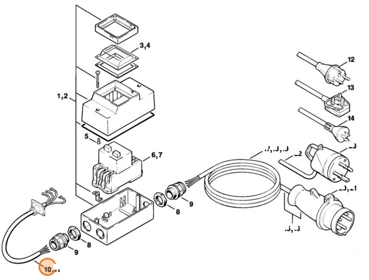 Kabel, Stihl 47164400300