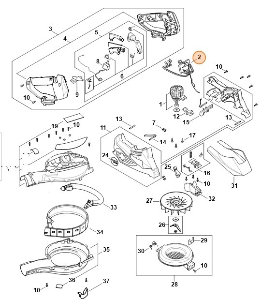 Moduł elektroniczny, Stihl SA024301400