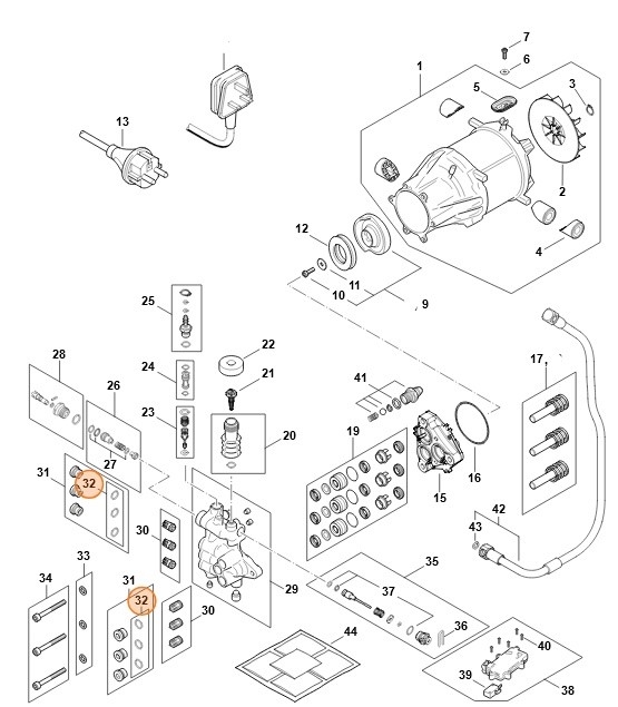 Zestaw okrągłych pierścieni, Stihl RE010070802