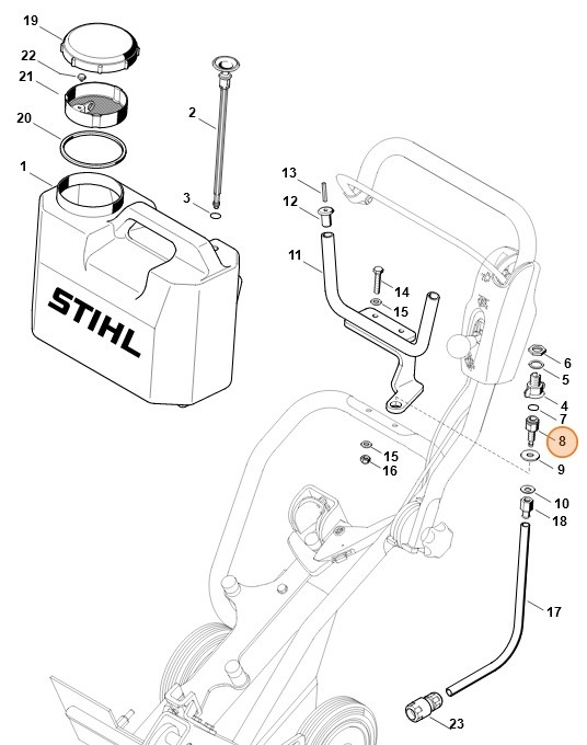Króciec, Stihl 42017089600