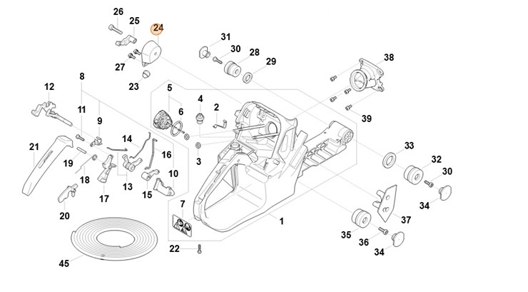 Amortyzator pierścieniowy, Stihl 11247909920